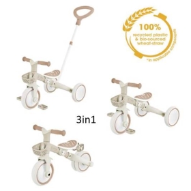 GLOBBER mokomasis triratukas Learning Trike 3in1 Plus