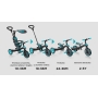 Daugiafunkcinis triratukas Globber Trike Explorer 4in1