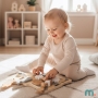 Montessori medinė manipuliacinė lenta Dinozauras