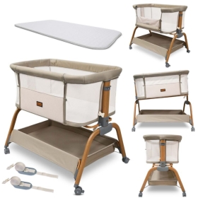 Pastatoma kūdikio lovytė - pristatomas lopšiukas Nino Beige