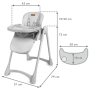 Sulankstoma maitinimo kėdutė Kidwell Forto
