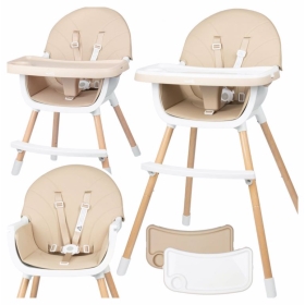 Maitinimo kėdutė 3in1 BITEO Beige