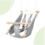 Pakabinamos vaikiškos sūpynės-hamakas Malo Wave Grey iki 60 kg.