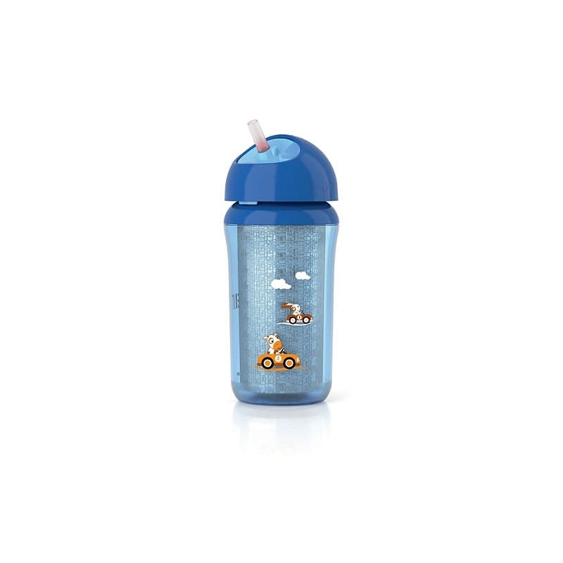 Avent gertuvė - termopuodelis su šiaudeliu, 260 ml.