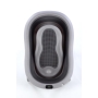 Sulankstoma vonelė BC su termometru ir gultuku Dark Grey