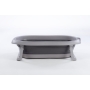Sulankstoma vonelė BC su termometru ir gultuku Dark Grey
