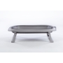 Sulankstoma vonelė BC su termometru ir gultuku Dark Grey