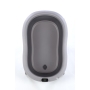 Sulankstoma vonelė BC su termometru ir gultuku Dark Grey