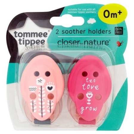 Tommee Tippee segtukai čiulptukui (2 vnt.)