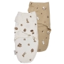 Komplektas SwaddleMe Meyco Baby kokonų - vystyklų