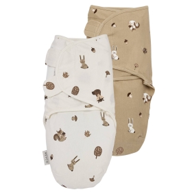 Komplektas SwaddleMe Meyco Baby kokonų - vystyklų