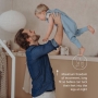 Lininis Meyco Baby miego kombinezonas su kojytėmis 92 cm., TOG 0.5