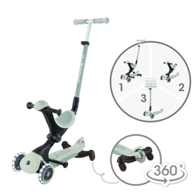 Paspirtukas Globber Go UP DELUXE Lights Ecologic 360