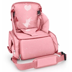 Kelioninė maitinimo kėdutė su termo krepšiu Asalvo Pink