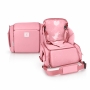 Kelioninė maitinimo kėdutė su termo krepšiu Asalvo Pink