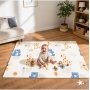 Dvipusis sulankstomas žaidimų kilimėlis Play Zone 150x200 cm