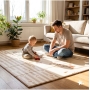 Dvipusis sulankstomas žaidimų kilimėlis Play Zone 150x200 cm