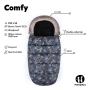 Petite&Mars Comfy Rich Brown žieminis vokelis
