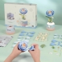Naktinis LED šviestuvas Žydinti kamelija - 3D konstruktorius