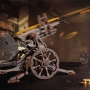 mechaninis 3D medinis konstruktorius Priešlėktuvinė patranka