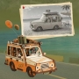 Mechaninis 3D medinis konstruktorius Balansuojantis automobilis